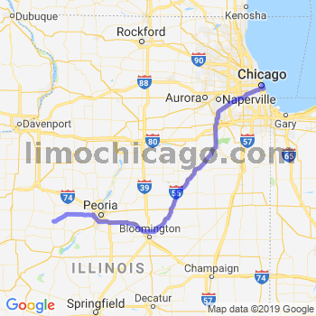 Limousine service to Chicago Loop