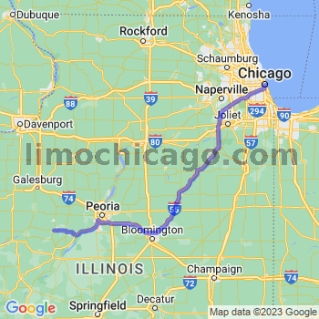 Limousine service to Chicago Loop