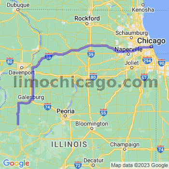 Limousine service to Chicago Loop