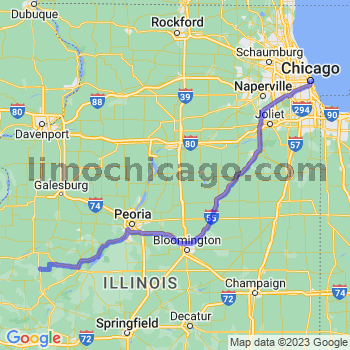 Limousine service to Chicago Loop