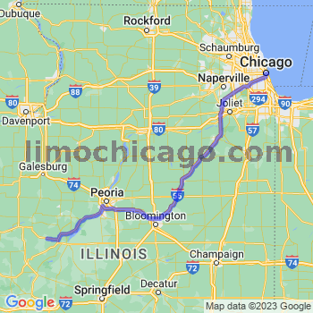 Limousine service to Chicago Loop