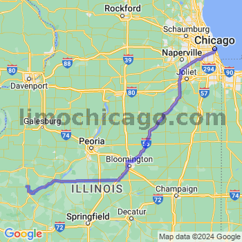 Limousine service to Chicago Loop