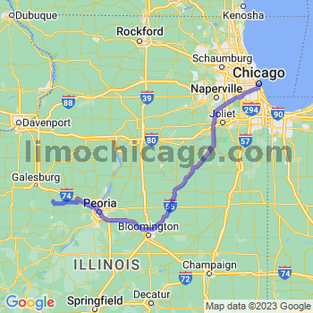 Limousine service to Chicago Loop