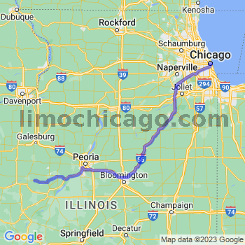 Limousine service to Chicago Loop