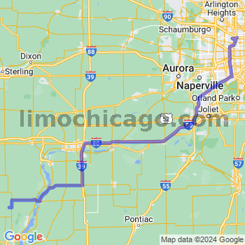 Limousine service to O'Hare airport (ORD)