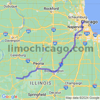 Limousine service to O'Hare airport (ORD)