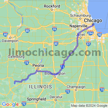 Limousine service to Chicago Loop