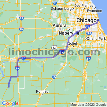 Limousine service to Chicago Loop