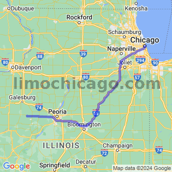 Limousine service to Chicago Loop