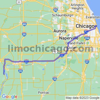 Limousine service to Chicago Loop