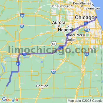 Limousine service to Chicago Loop