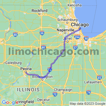 Limousine service to Chicago Loop