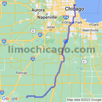 Limousine service to Chicago Loop