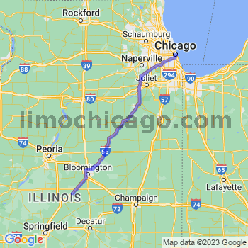 Limousine service to Chicago Loop