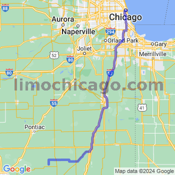 Limousine service to Chicago Loop