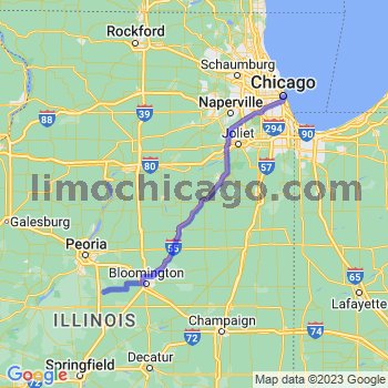 Limousine service to Chicago Loop