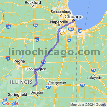 Limousine service to Chicago Loop