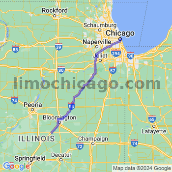 Limousine service to Chicago Loop