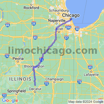 Limousine service to Chicago Loop