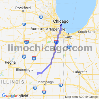 Limousine service to Chicago Loop