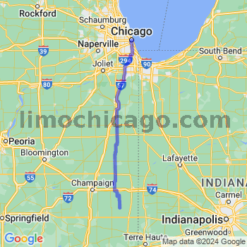 Limousine service to Chicago Loop