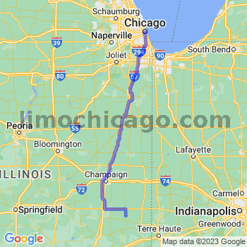 Limousine service to Chicago Loop