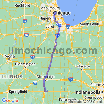 Limousine service to O'Hare airport (ORD)