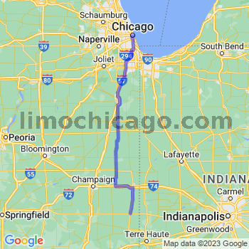 Limousine service to Chicago Loop