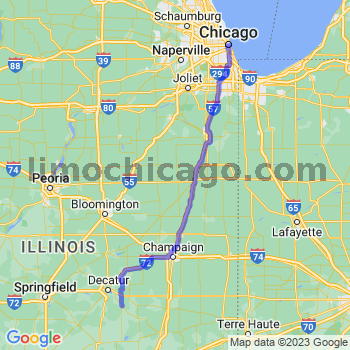 Limousine service to Chicago Loop