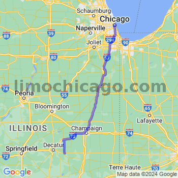 Limousine service to Chicago Loop