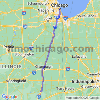 Limousine service to Chicago Loop