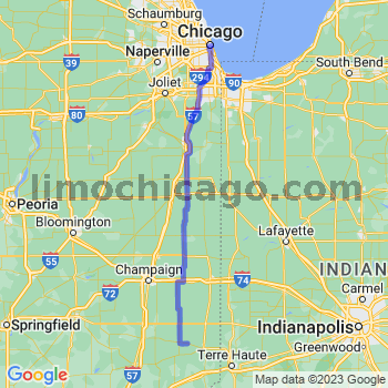 Limousine service to Chicago Loop