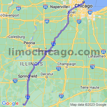 Limousine service to Chicago Loop