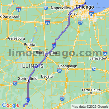 Limousine service to Chicago Loop