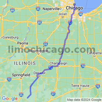 Limousine service to Chicago Loop