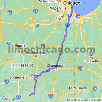 Limousine service to Chicago Loop