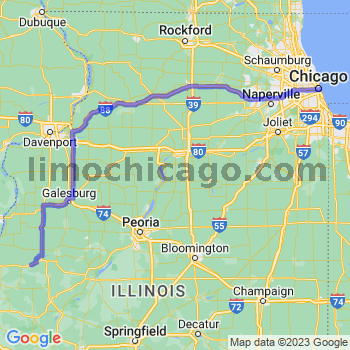 Limousine service to Chicago Loop