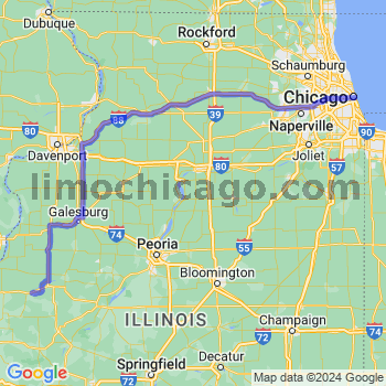 Limousine service to Chicago Loop