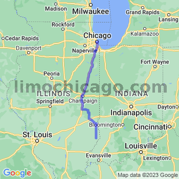 Limousine service to Chicago Loop