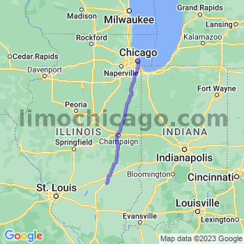 Limousine service to Chicago Loop