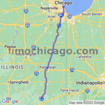 Limousine service to Chicago Loop