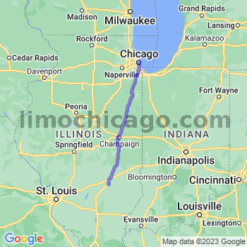 Limousine service to Chicago Loop