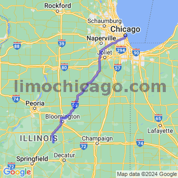 Limousine service to Chicago Loop