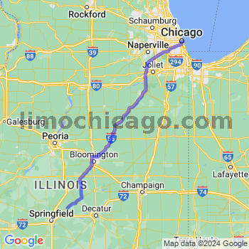 Limousine service to Chicago Loop