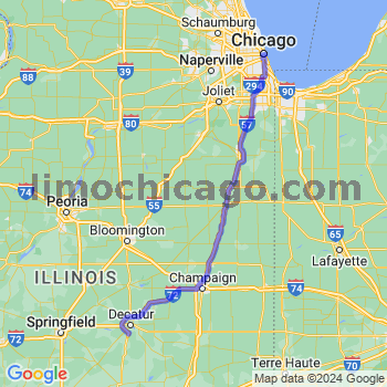 Limousine service to Chicago Loop