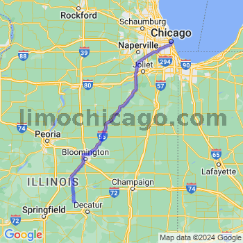 Limousine service to Chicago Loop