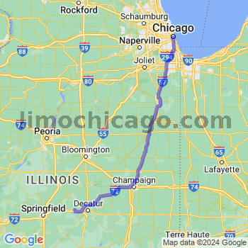 Limousine service to Chicago Loop