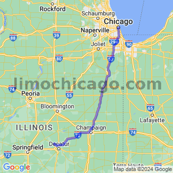 Limousine service to Chicago Loop