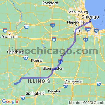 Limousine service to Chicago Loop