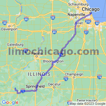 Limousine service to Chicago Loop